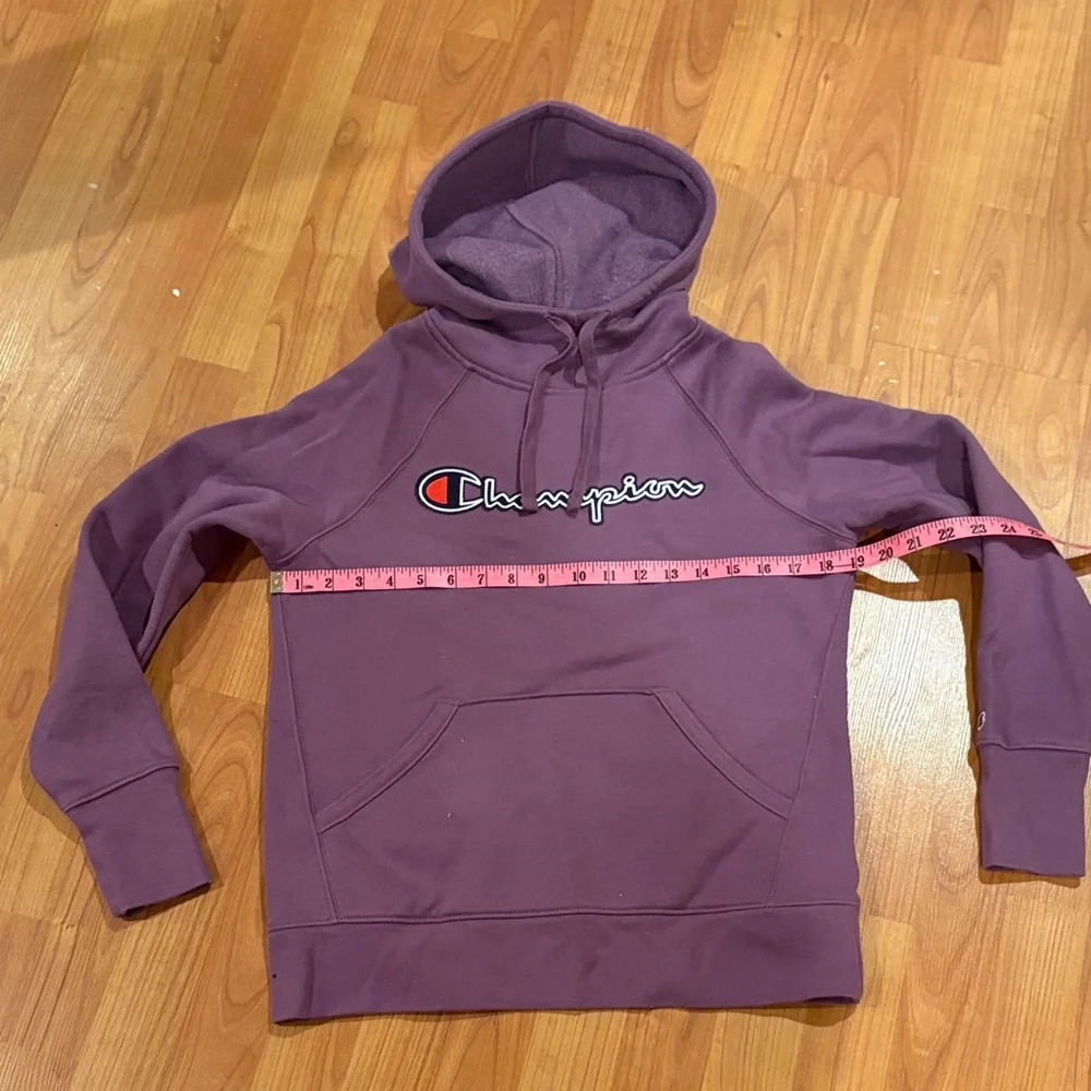 Champion Plum Hoodie with Logo - Picture 5 of 9